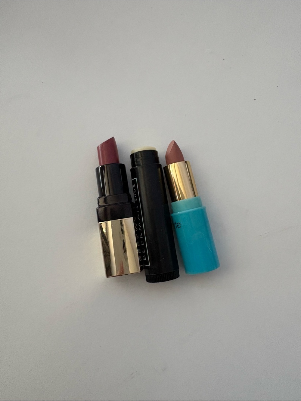 Neutral Pink Lipstick Trio - Soft Pink Shades